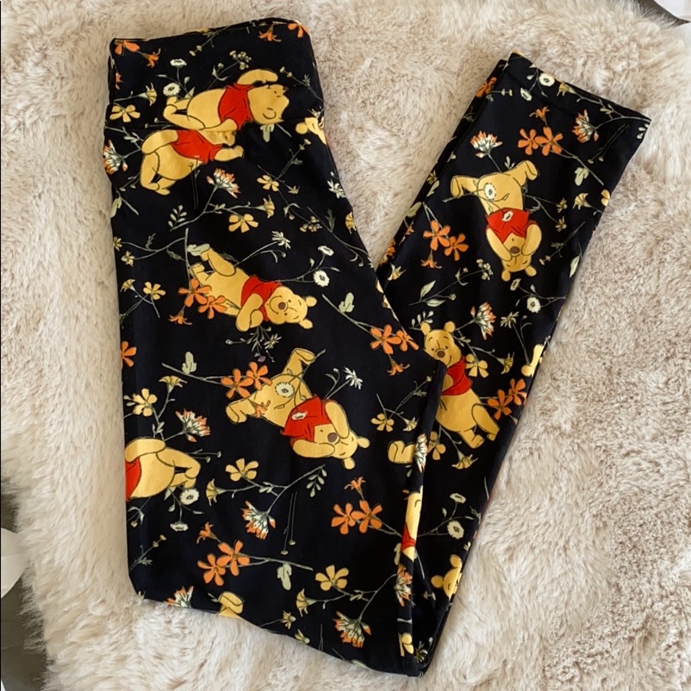 LulaRoe One Size Winnie The Pooh Leggings